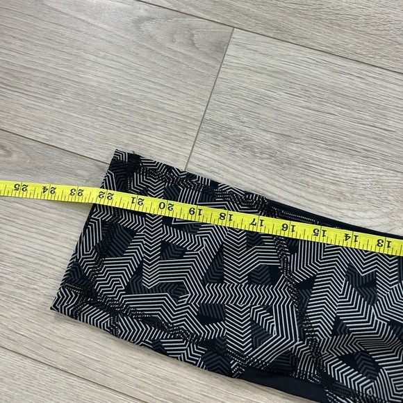 Lululemon Pace Rival High-Rise Crop Leggings 22" Labyrinth Black Light Cast - Picture 14 of 16